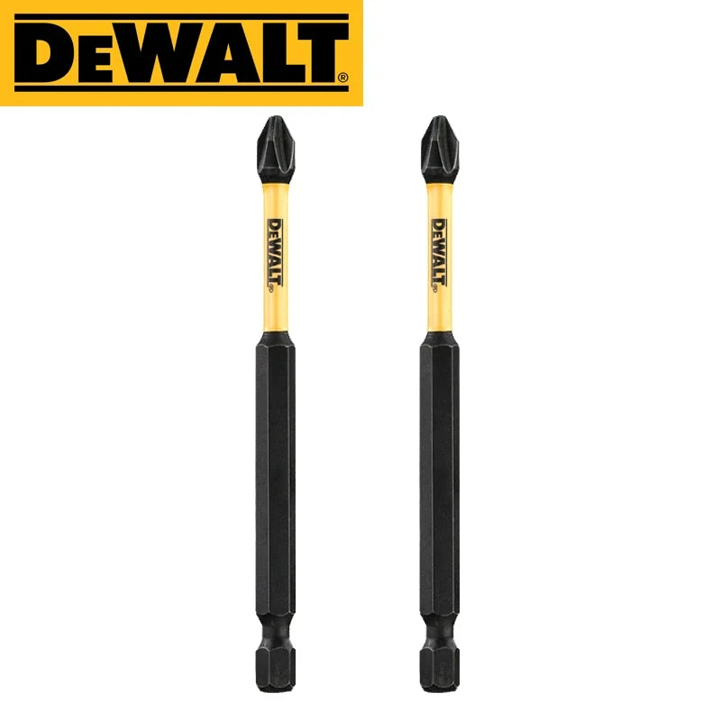 DEWALT PH2 57MM 89MM SL8 57MM HSS Bit Silver/Yellow Sleeve Hexagonal Extension Rod Mini Storage Box Power Tool Accessories