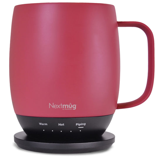 Nextmug - Temperature-Controlled, Self-Heating Coffee Mug (Black - 415 mL)