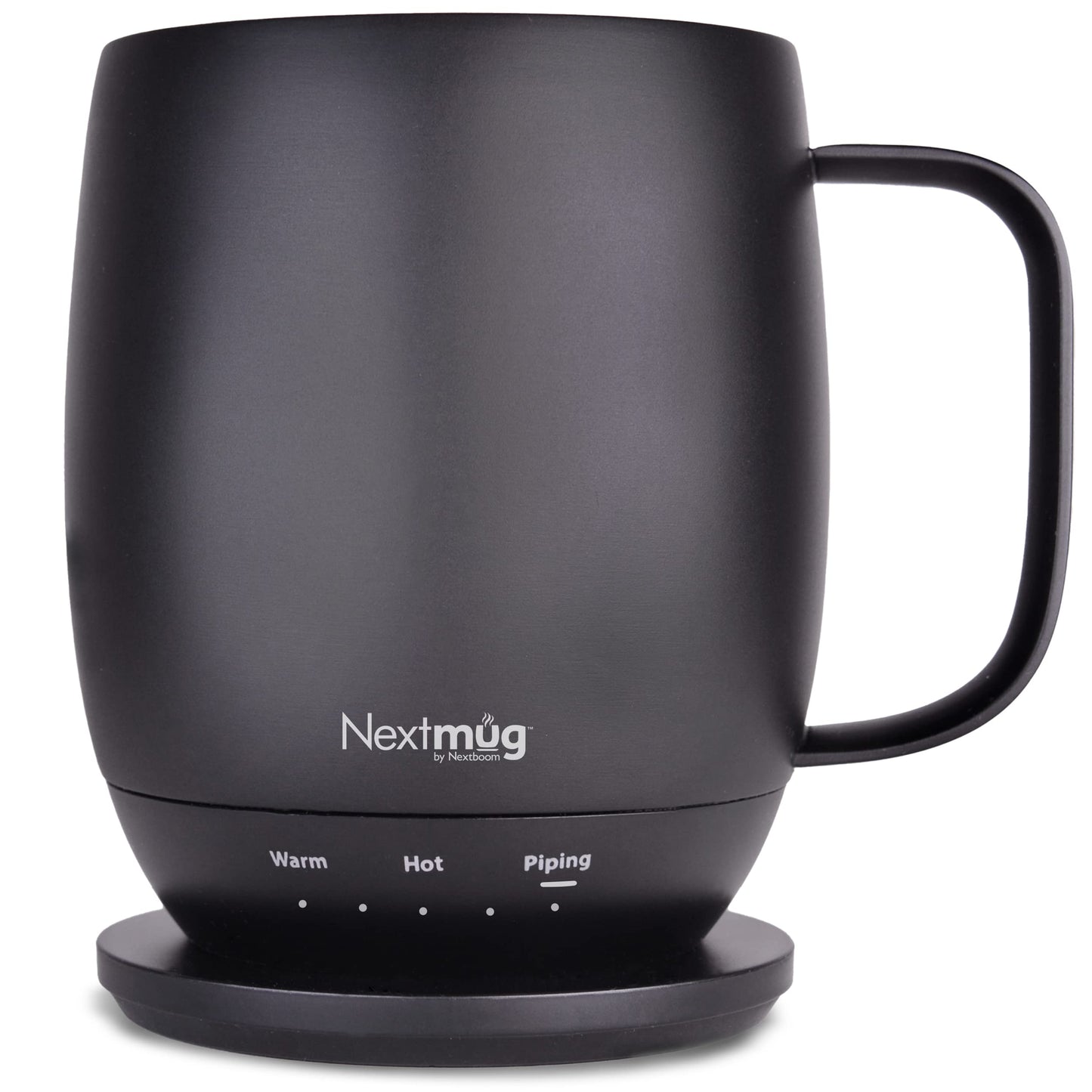 Nextmug - Temperature-Controlled, Self-Heating Coffee Mug (Black - 415 mL)