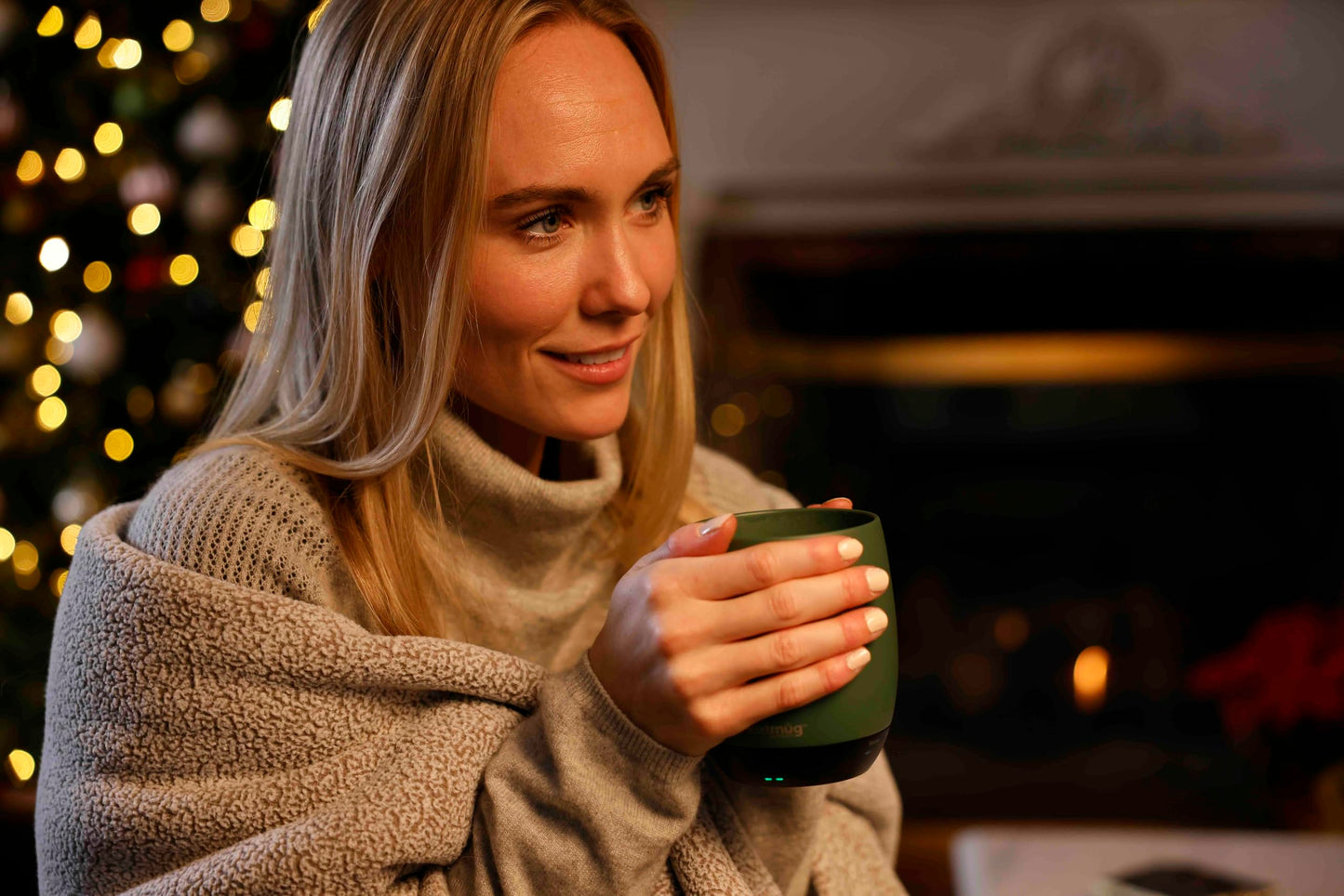 Nextmug - Temperature-Controlled, Self-Heating Coffee Mug (Black - 415 mL)